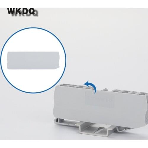 D-ST 4-QUATTRO End Cover ST Series Din Rail Terminal Blocks End Cover Plate L87.5/H29.6/W2.2mm Connector