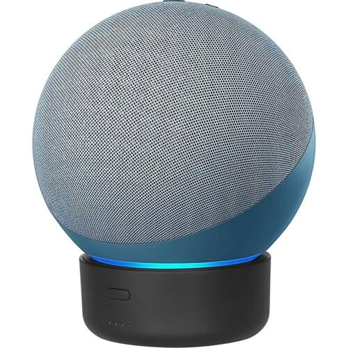 GGMM E4 10000mAh Battery Base for Echo 4th Generation (All-new) Amazon Alexa Speaker Portable Power Bank for Echo4 Holder Stand