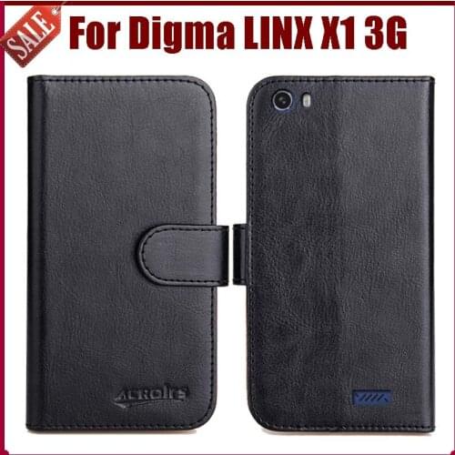 Hot Sale! Digma LINX X1 3G Case New Arrival 6 Colors High Quality Flip Leather Protective Cover Phone Bag