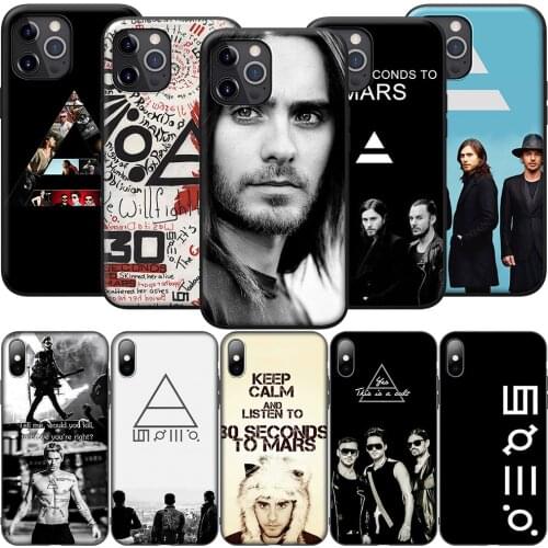 GX5 30STM 30 Second To Mars Silicone Soft Case for iPhone 12 Mini 11 Pro XS Max XR X 8 7 6 6S Plus 5 5S SE 2020