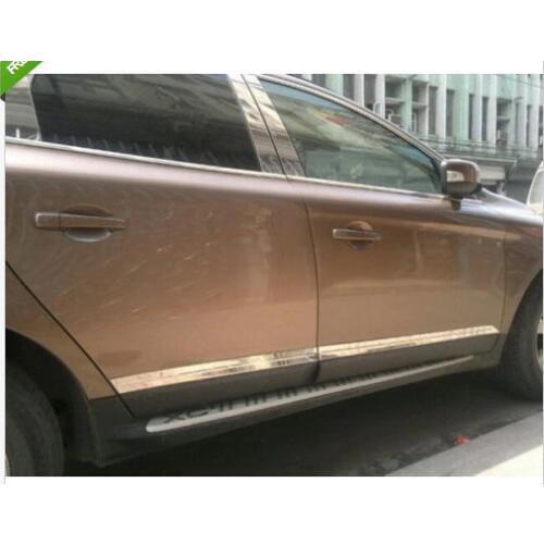 Stainless Steel Body door Side Molding trim Chrome for VOLVO XC60 2010 2011 2012
