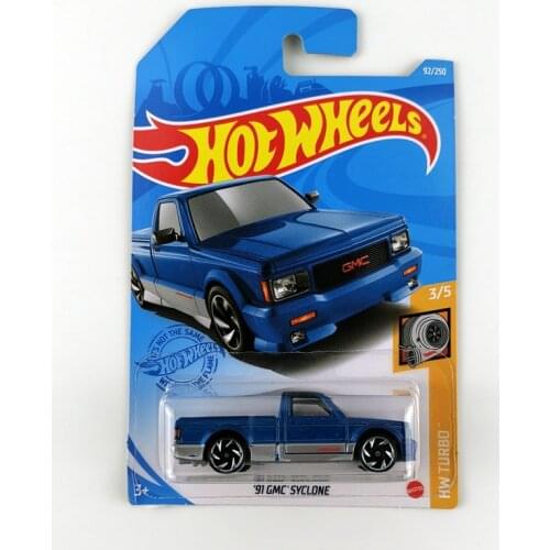 2020-150 Hot Wheels car 1/64 91 GMC SYCLONE Collection Metal Die-cast Simulation Model Cars Toys