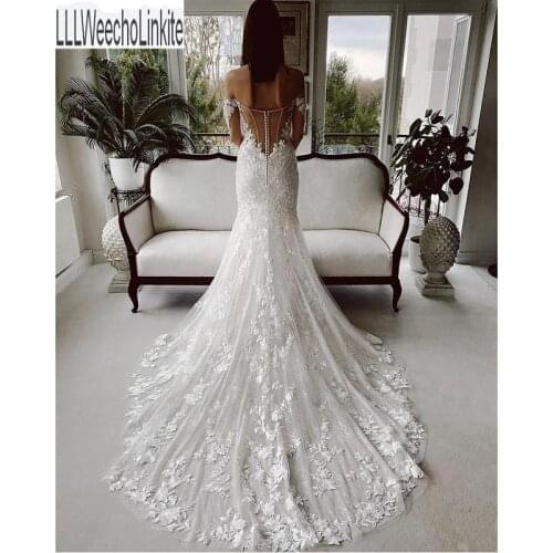 LLLWeechoLinkite Long Sleeve Wedding Dresses