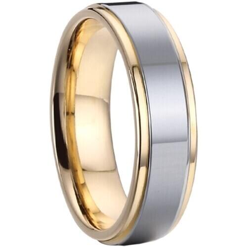 Small Stainless Steel Rings for Women Gold Silver Color Tail Ring Fashion Jewelry Wholesale