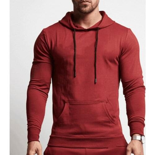 Mens Fitness Sports Cardigan Hoodie Arm Zipper Fashion Casual Jacket Sweatshirts Men Joggers Mans T-shirt Khaki Fabric