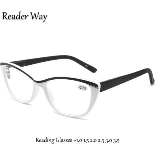 Reading Glasses for Women Anti Blue Light Cat Eye Ladies High Quality Computer Presbyopic Eyeglasses +1.0 1.5 2.0 2.5 3.0 3.5