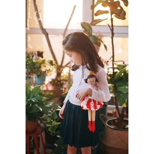 France S Home Pure Original Girl In Children Half-body Skirt Girl Student Dance Half Skirt Yarn Skirt 2-10 Year