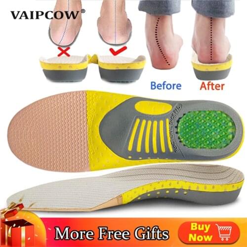 Premium Orthotic Insoles Orthopedic Flat Foot Health Sole Pad For Shoes Insert Arch Support Pad For Plantar fasciitis Men Women