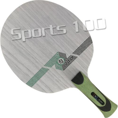 Sanwei Green Even ( QY-1091, 11 Ply Even Wood, Control ) Table Tennis Blade for 40+ Racket Ping Pong paddle