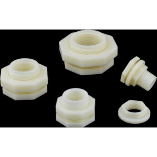 ABS 1/2" 3/4" 1" BSP Male Thread Thread/Female thread Water Tank Connector Plastic Pipe Fitting For Fish Tank Aquarium DIY