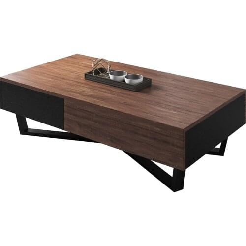 TV cabinet coffee table set simple size household living room multi-functional large storage rectangular with foot tea table