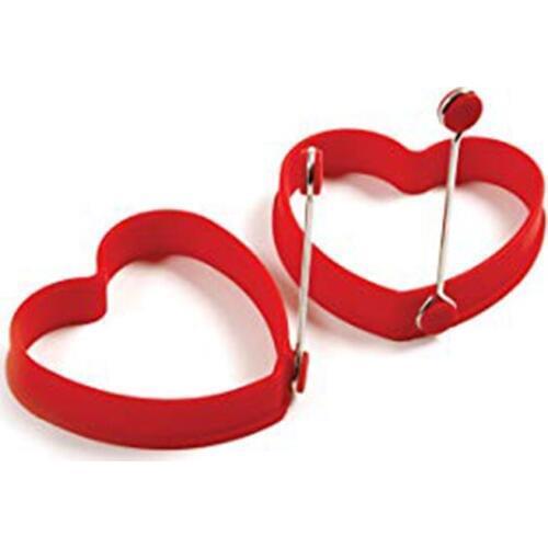 Silicone Fried Egg Mold Heart Sharp Fried Egg Mold Pancake Mold Kids Diy cooking tools to made breakfest