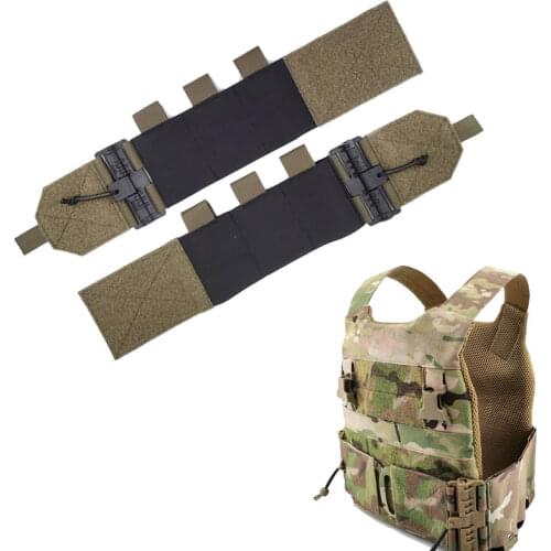 FCSK Tactical Vest Quick Release Buckle Set Military Airsoft Elastic Cummerbun Waist Cover Army Combat Vest Gear Accessories