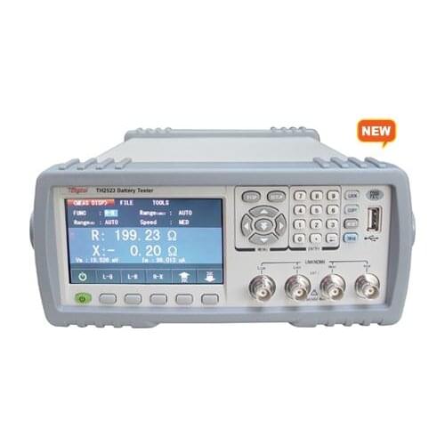 TH2523 Battery Tester Internal Resistance Tester 100uV-65V, 1uΩ-3.5kΩ AC Resistance Meter