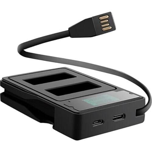 For GOPRO Hero 9 Camera Battery Charger Dual-Charger USB with LCD Display Charging Cable Battery Charger