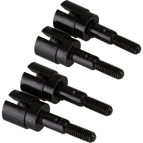 4PCS Stainless Steel 02033 Wheel Stub Axle for 1/10 Redcat HSP Exceed Rc Hobby Car Truck Spare Parts