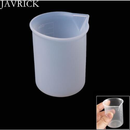5 Pcs/pack 100 ml Crystal Epoxy Silicone Measuring Cup DIY Handmade Tool with Scale Non-stick Adjusting Mixing Cups