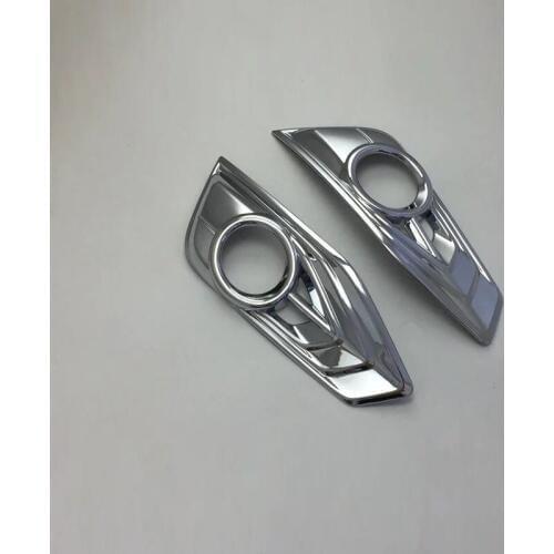 Exterior Car Decoration Accessories Front Foglight Fog Lamp Cover For Tiida 2016