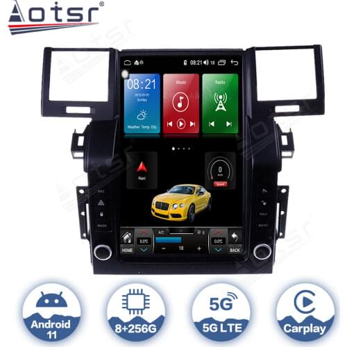 For Land Range Rover Sport 2005 - 2009 Tesla Style Screen Android Auto Car Radio Multimedia Video Player GPS CarPlay AutoRadio