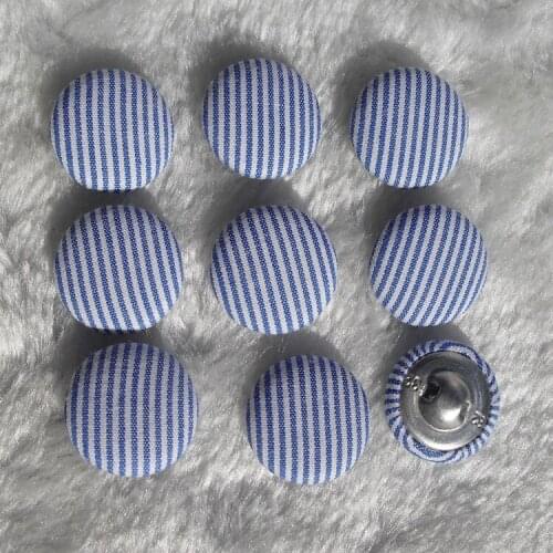 Free shipping 100pcs/lot 20mm 2cm diy handmade print cloth fabric cover button cloth covered buttons component with shank E257