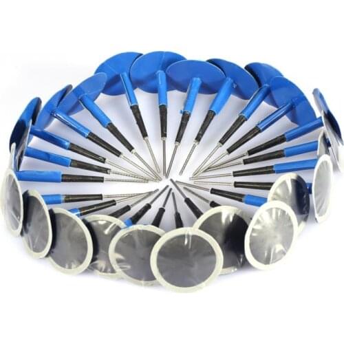 24pcs Tyre Puncture Repair Tubeless Wired Mushroom Plug Patch Kit 4mm/6mm/9mm for Car Motorcycle Truck Car professional Tools