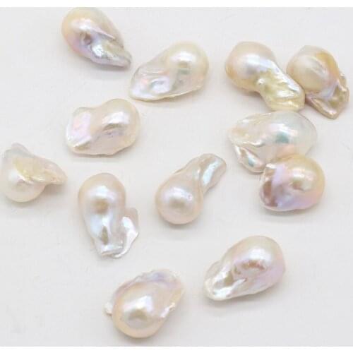 1Pcs Natural Baroque Pearl Bead Necklace Accessories Irregular Freshwater Pearl Nonporous for Jewelry Making Bracelet Earrings