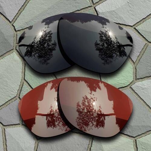 Grey Black&Bronze Brown Sunglasses Polarized Replacement Lenses for Oakley Frogskins