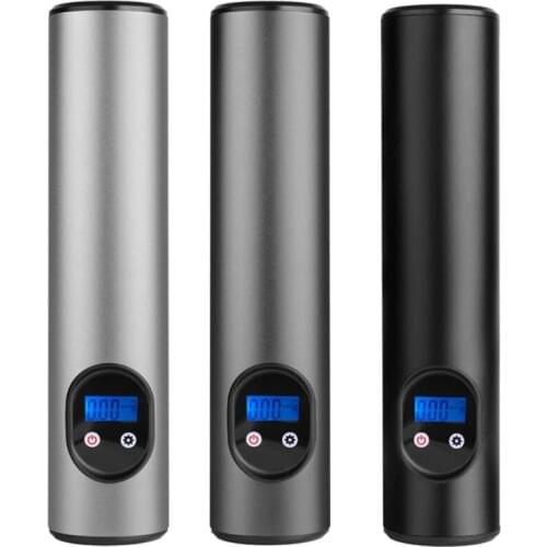 Portable Mini Electric Inflator USB Rechargeable LCD Display Tire Air Pump LED Light Air Compressor for Home Supplies