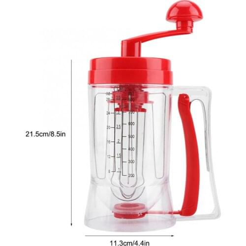 Kitchen Machine Hand-held Manual Pancake Cupcake Batter Mixer Dispenser Blender Machine Baking Tool Kitchen Appliance