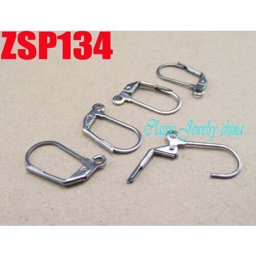 Stainless steel earrings hook fashion jewelry accessories 100pcs ZSP134