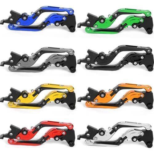 SMOK Motorcycle Brake Levers Folding for Kawasaki NINJA 650R (ER6F ER6N) 2009-2016 NINJA 400R 2011 VERSYS 650 / KLE650 2009-2014