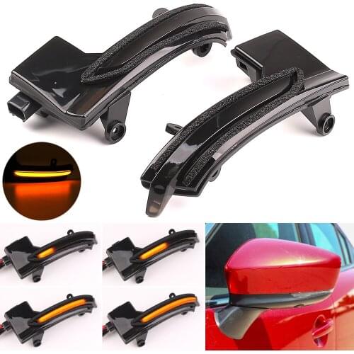 For Mazda3 Mazda 3 Axela Mazda6 Mazda 6 Atenza 2017 2018 LED Dynamic Turn Signal Blinker Sequential Side Mirror Indicator Light