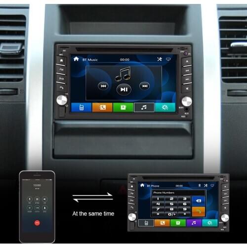 Eunavi universal Car DVD Radio Player Double 2 din Car pc tablet GPS Navigation in dash 2din Stereo Head Unit video touch screen