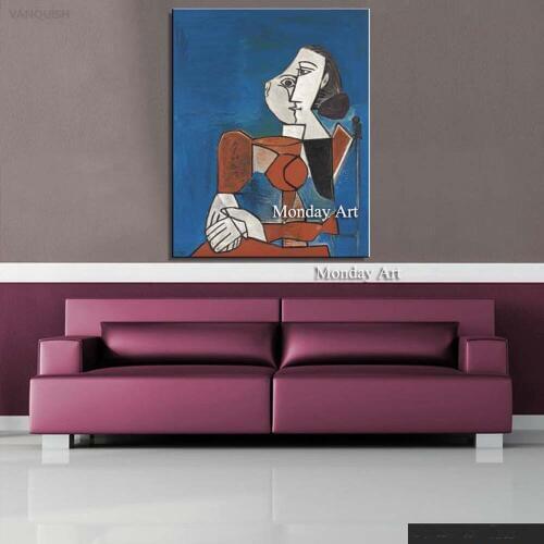 World famous Canvas paintings painting Picassos abstract painting Picasso abstract woman Hand painted Decoration Home wholesale