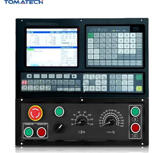 High Quality 8 Inch Display Include Additional Operation Panel MPG TOMATECH 4 Axis Control System CNC Milling Controller