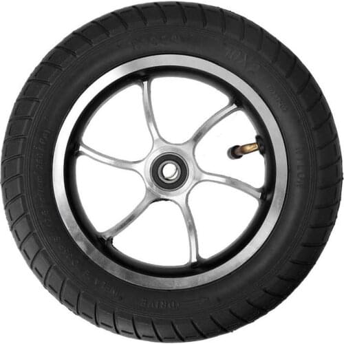 Wheelchair Rear Wheel Rubber Aluminum Alloy Inflatable Replacement 10In 6001 Bearing Hole 12mm Furniture Wheelchair Accessories