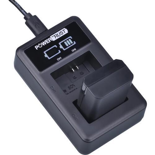 1pc 2000mAh NP-FW50 NPFW50 np fw50 Battery + LED USB Dual Charger for Sony Alpha a6500 a6400 a6300 a6000 a5000 a3000 NEX-3 a7R