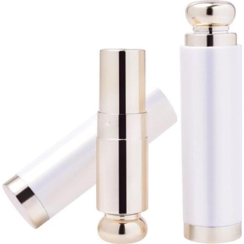 10/30/50pcs White Round Empty 12.1mm Lipstick Tube Lip Balm Container Lipstick Shell Packaging Cosmetics Refillable