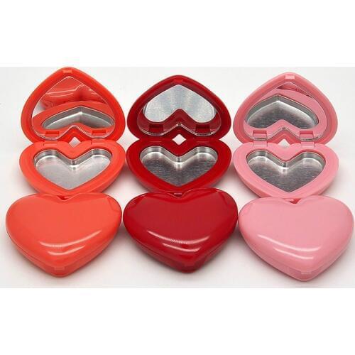 20pcs Eyeshadow Compact DIY Lip Beauty Box Lipstick Pallet Rouge Case Empty Cosmetics Package Container Aluminum Pan