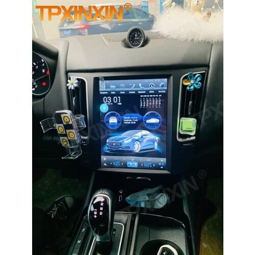 64GB Android Tesla Screen Radio Multimedia Stereo Receiver For Maserati Levante Car Video Audio Radio GPS Navigation Head Unit