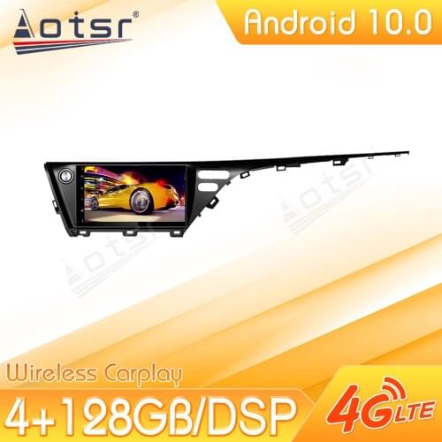 Android Car Multimedia Stereo Player For Toyota Camry Aurion 2018 -2020 Tape Radio Recorder Video Auto Navi Head Unit 2Din 2 Din
