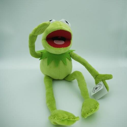 Free shipping 45cm=17.7inch Cartoon The Muppets KERMIT FROG Stuffed animals Plush Boy Toys for Children Birthday Gift