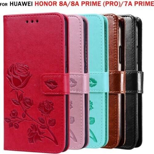 For Huawei Honor 7A Prime Premium Leather Flip Funda Cover For Huawei Honor 8A Wallet Case For Honor 8A Prime (Pro) Capas Cases