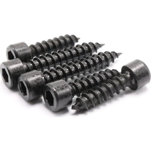 M2m2.6m3m3.5m4m5m6 grade 8.8 black inner apping screw HA cylindrical cup head tip tail