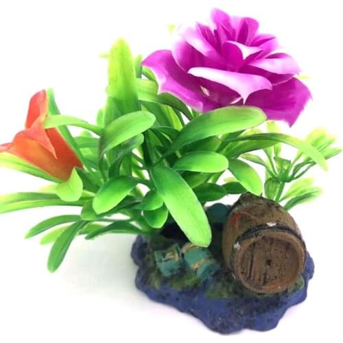 Aquarium Plants Decoration Simulation Plastic Grass Fish Tank Background Decor Water Weeds Ornament Aquarium Products