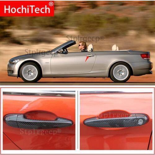 For BMW 3 series E90 E91 E92 E93 F30 F31 F35 2005-2015 Accessories 100% real carbon fiber Auto outer door handle cover