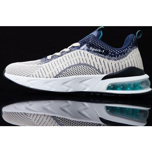 Hemmyi High Quality Men Shoes Casual Shoes Mesh Breathable Non-slip Air Cushion Sneakers Man Large Size Support Dropshipping