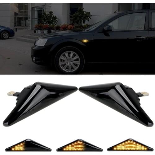 LEEPEE A Pair Turn Indicators 18SMD Flowing Water Light Signal Lamp LED Car Dynamic Side Marker Blinker Turn Signal Light