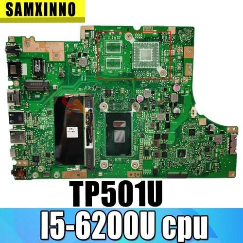 TP501U for ASUS TP501UB TP501UQK TP501UAM TP501UQ TP501UJ laptop motherboard TP501UA mainboard test OK I5-6200U cpu 4GB-RAM