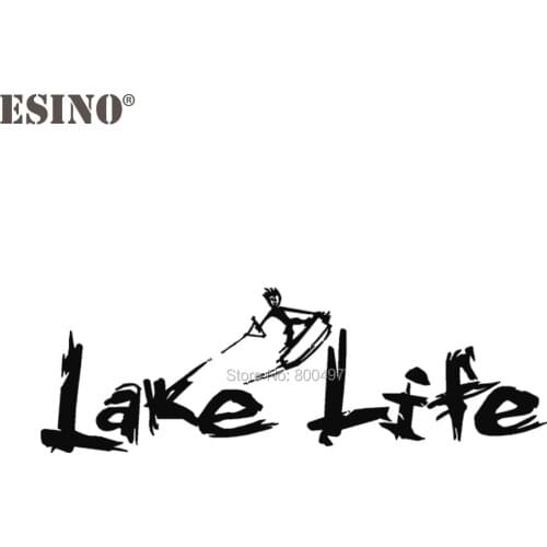 Newest Design Funny Lake Life Car Creative Decorative Auto Decal Cartoon Car Reflective Car Body Decal Pattern Vinyl